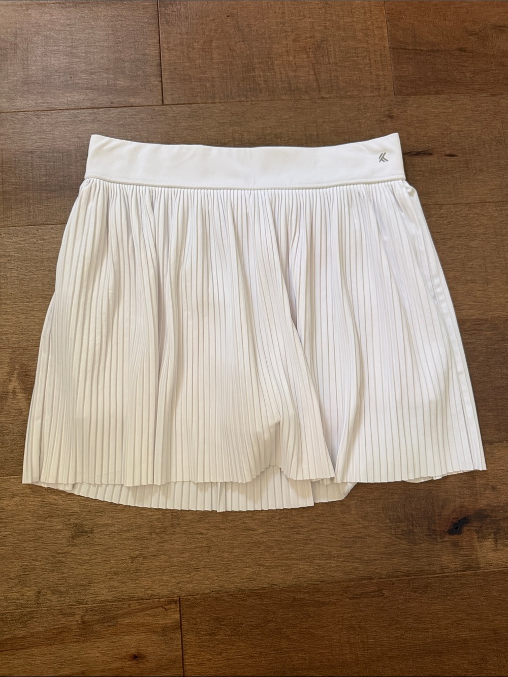 💋Kyodan White Pleated Circle Skirt
